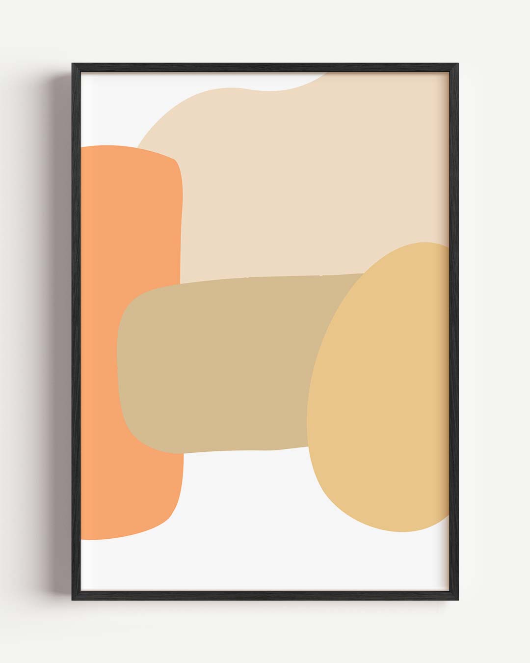 Zachte Abstracte Kleuren Poster-WallArtistic