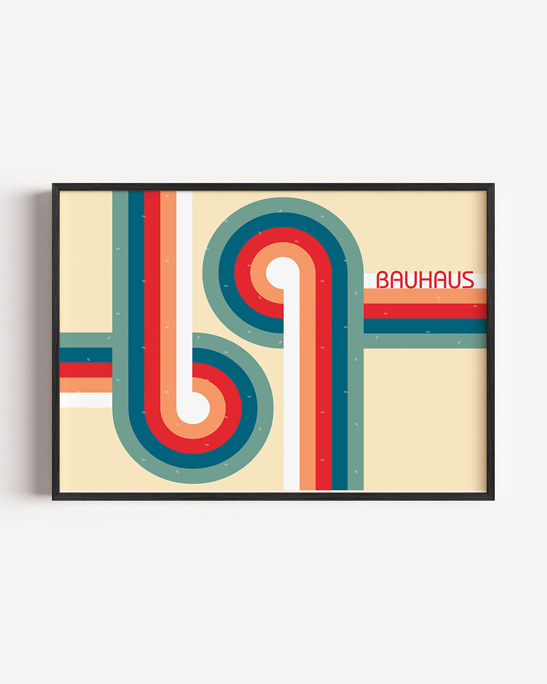Kleurrijke lijnen Poster