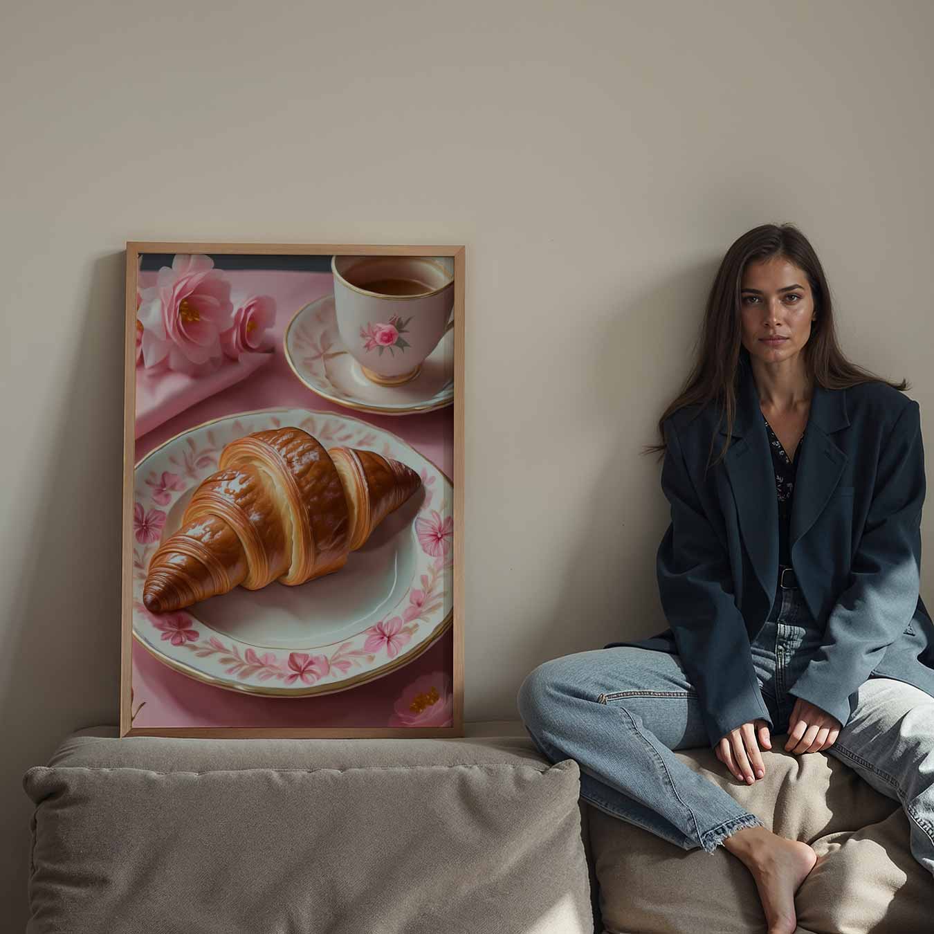 Zachte Romantiek Ontbijtposter-WallArtistic