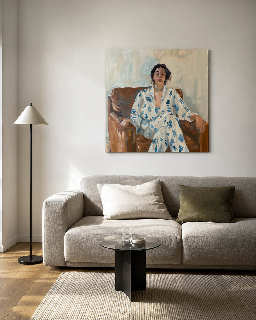 Ontspannen moment Kunstwerk