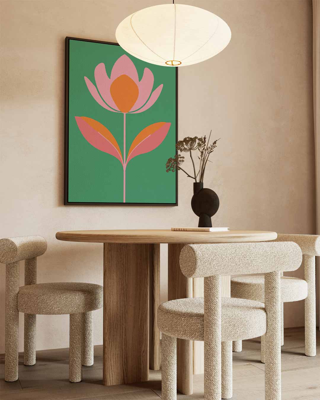 Bloemvol Geluk Kunstwerk-canvas-dibond-plexiglas-wanddecoratie-WallArtistic