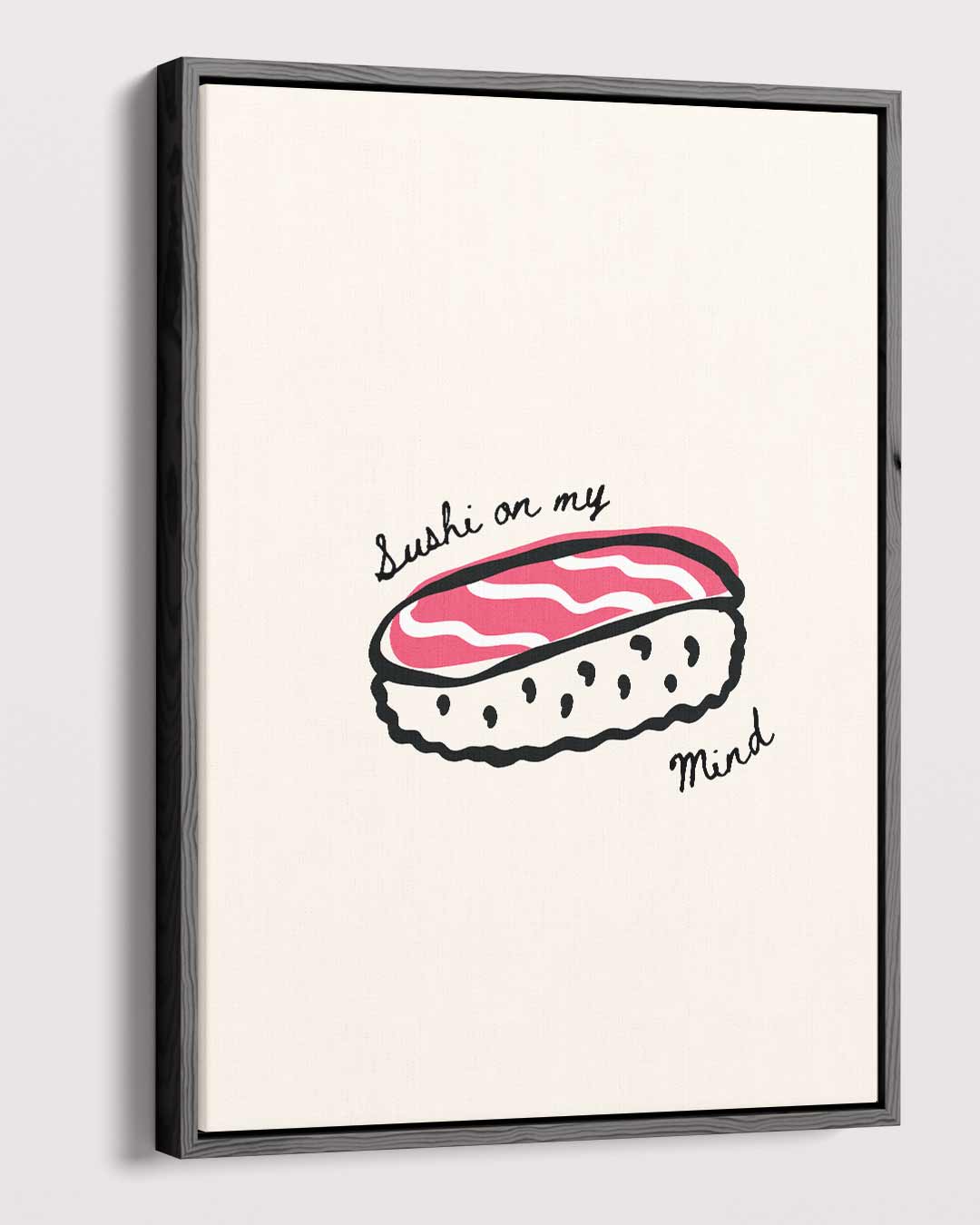 Sushi op Mijn Geest Kunstwerk-canvas-dibond-plexiglas-wanddecoratie-WallArtistic