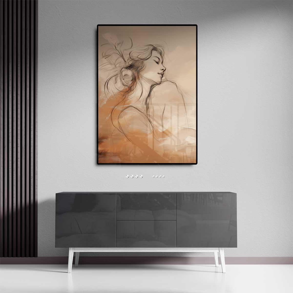 Dromerige Sereniteit Kunstwerk-canvas-dibond-plexiglas-wanddecoratie-WallArtistic