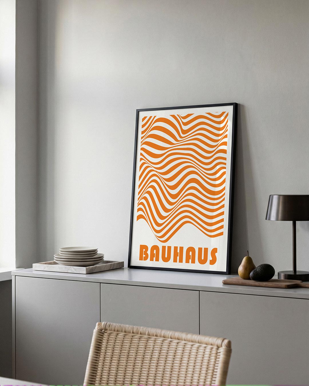 Golvend lijnenspel Poster