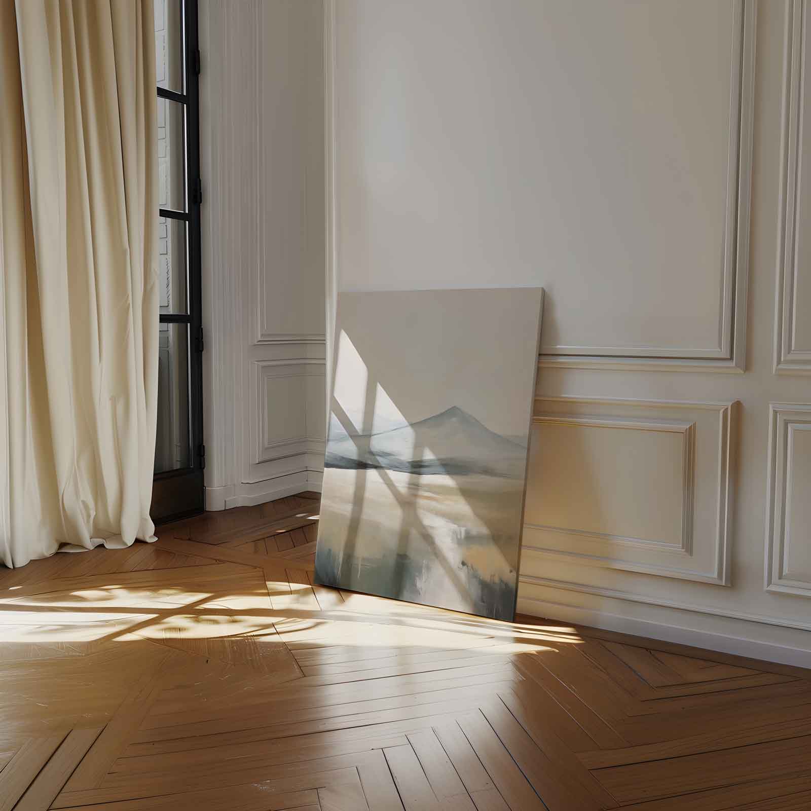 Hemelse Bergtaferelen Kunstwerk-canvas-dibond-plexiglas-wanddecoratie-WallArtistic