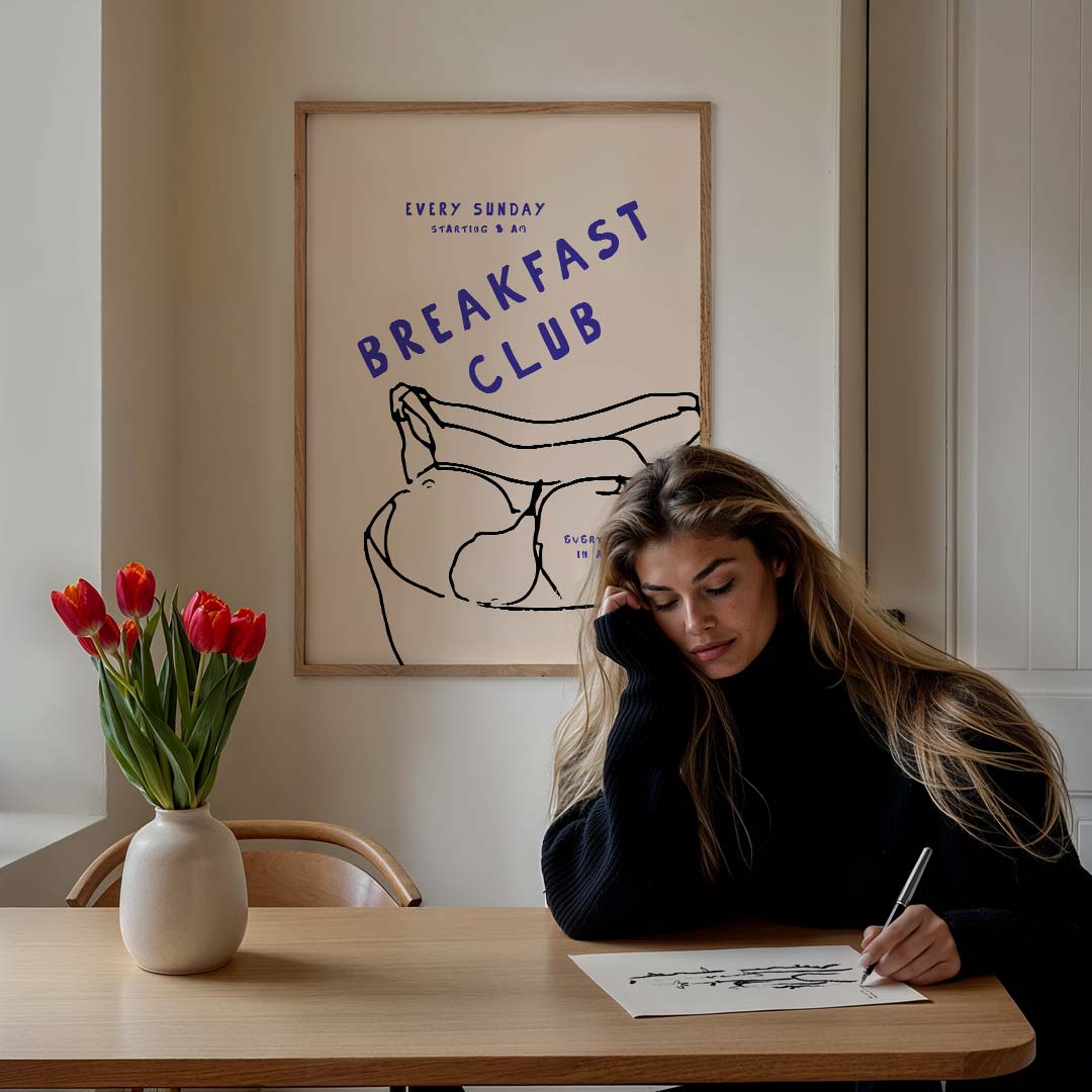 Breakfast Club Zondag Poster-WallArtistic