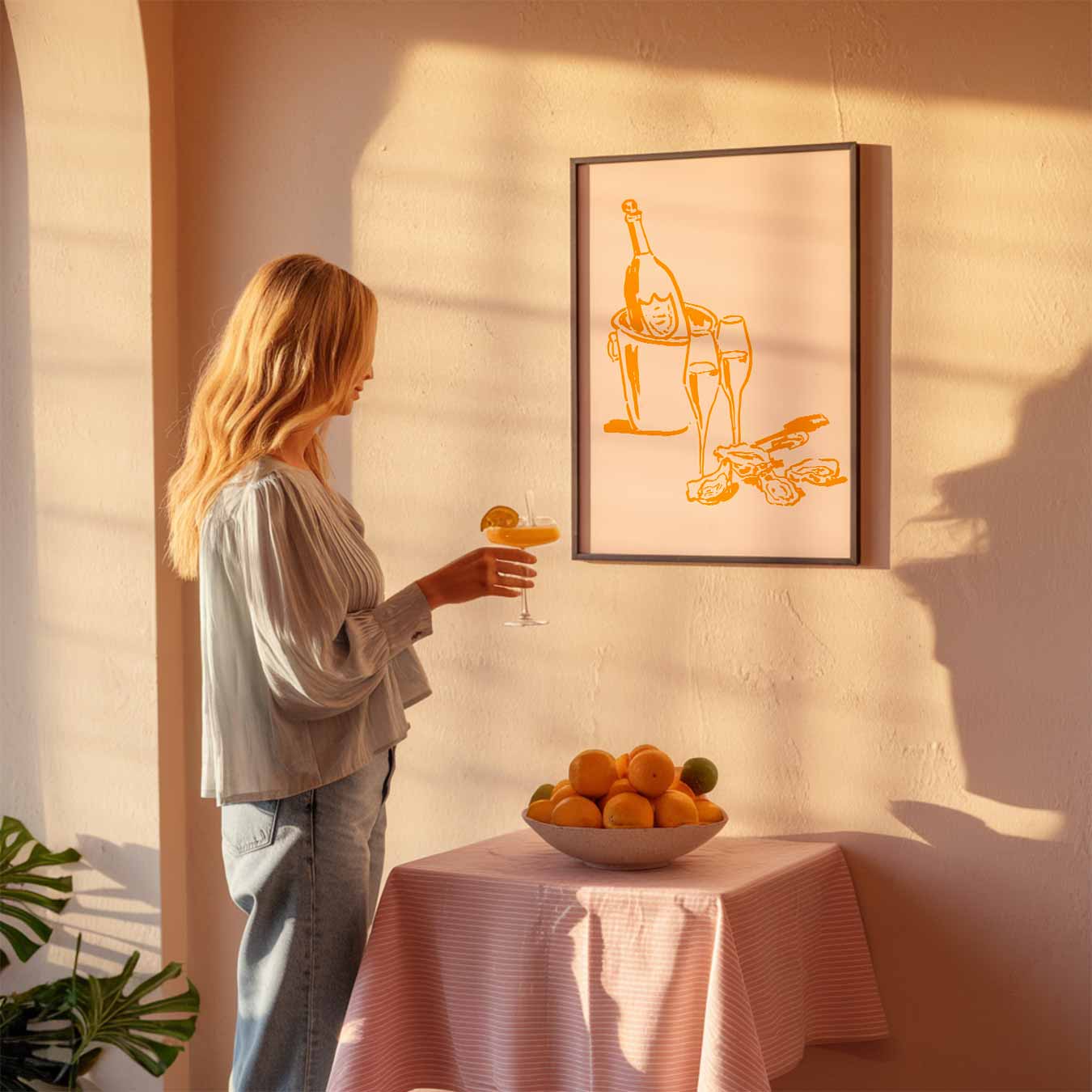 Luxe Champagne Moment Poster-WallArtistic