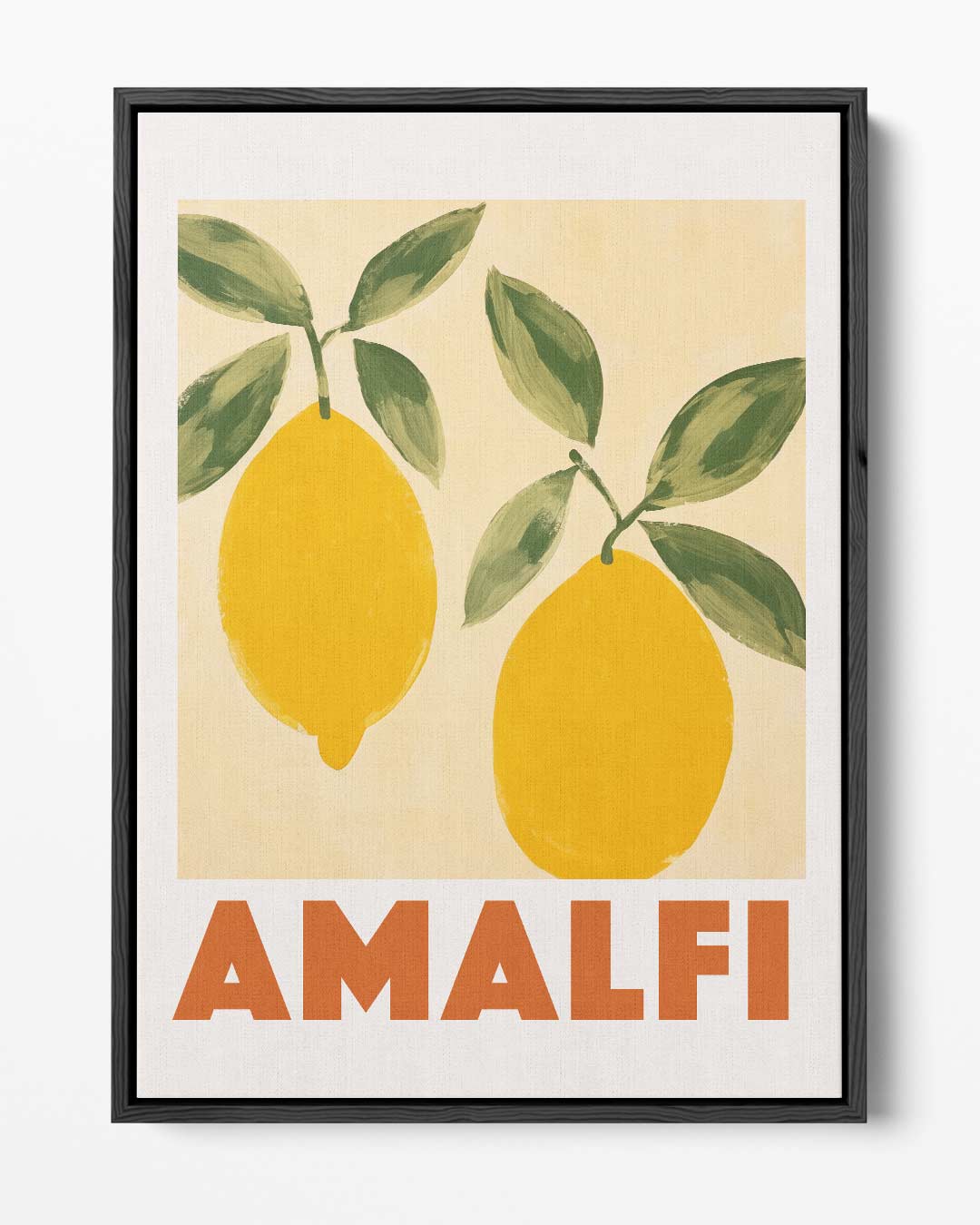 Zonnige Amalfi Citroenen Kunstwerk-canvas-dibond-plexiglas-wanddecoratie-WallArtistic