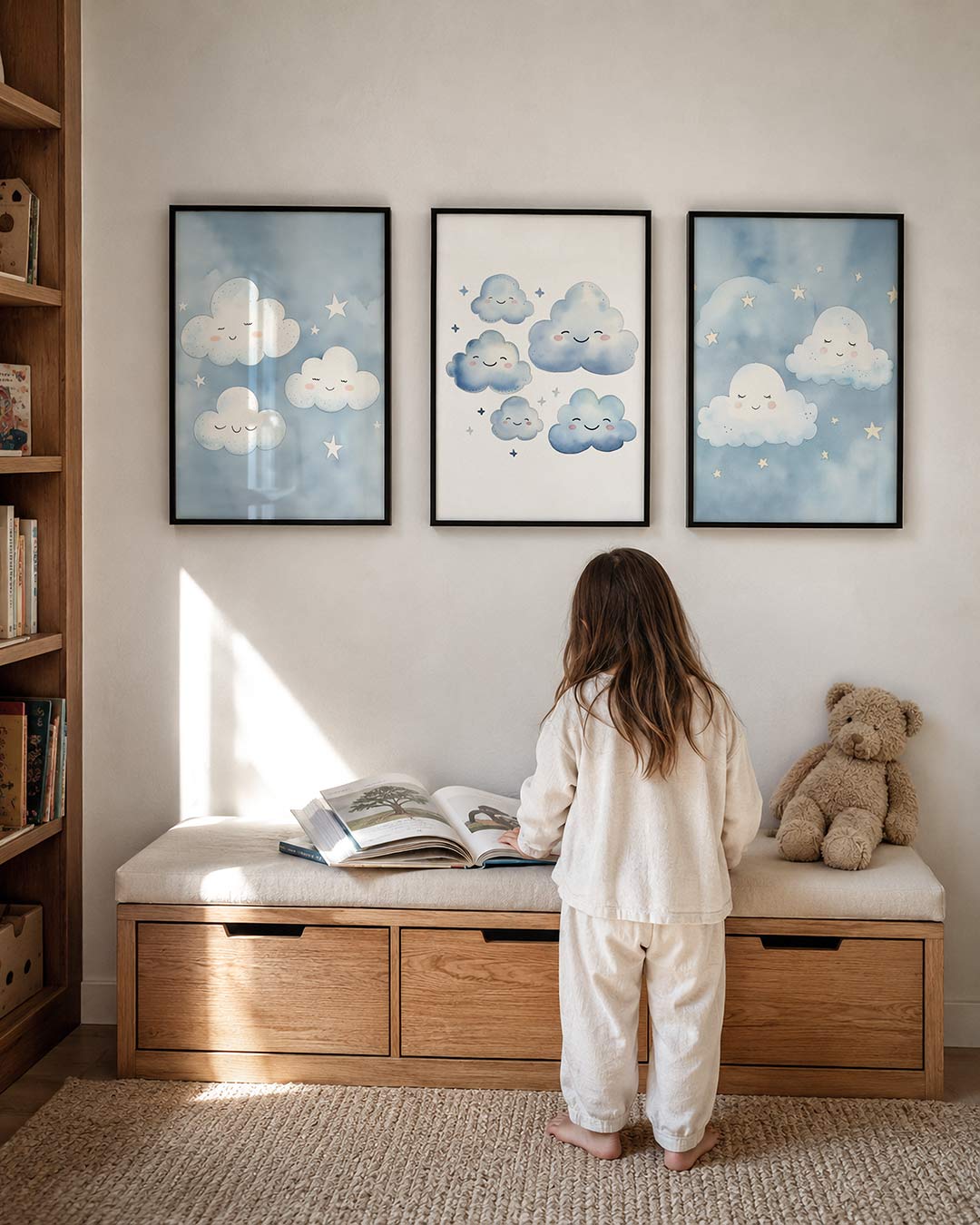 Dromerige wolkenhemel Posterset