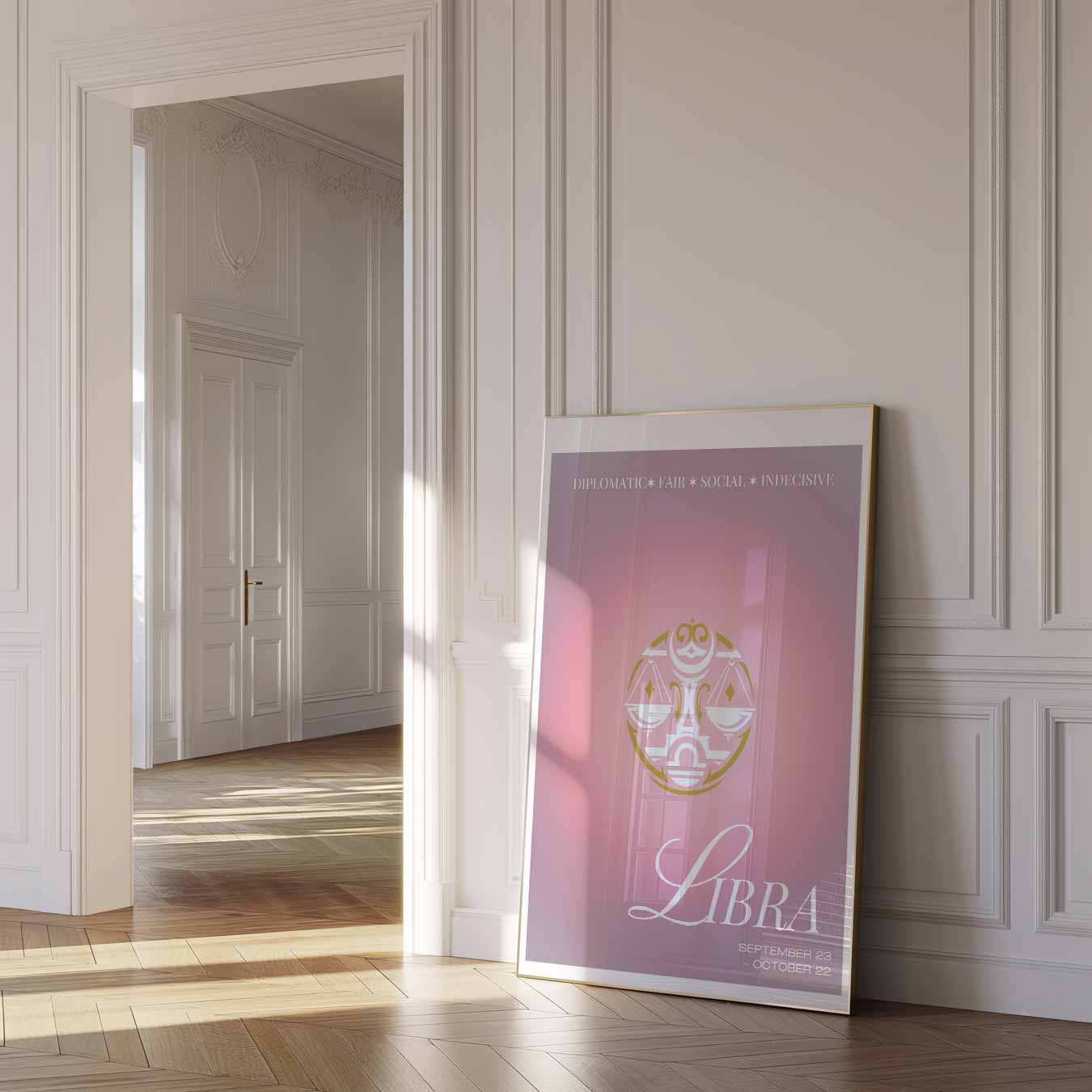 Libra Sterrenbeeld Poster