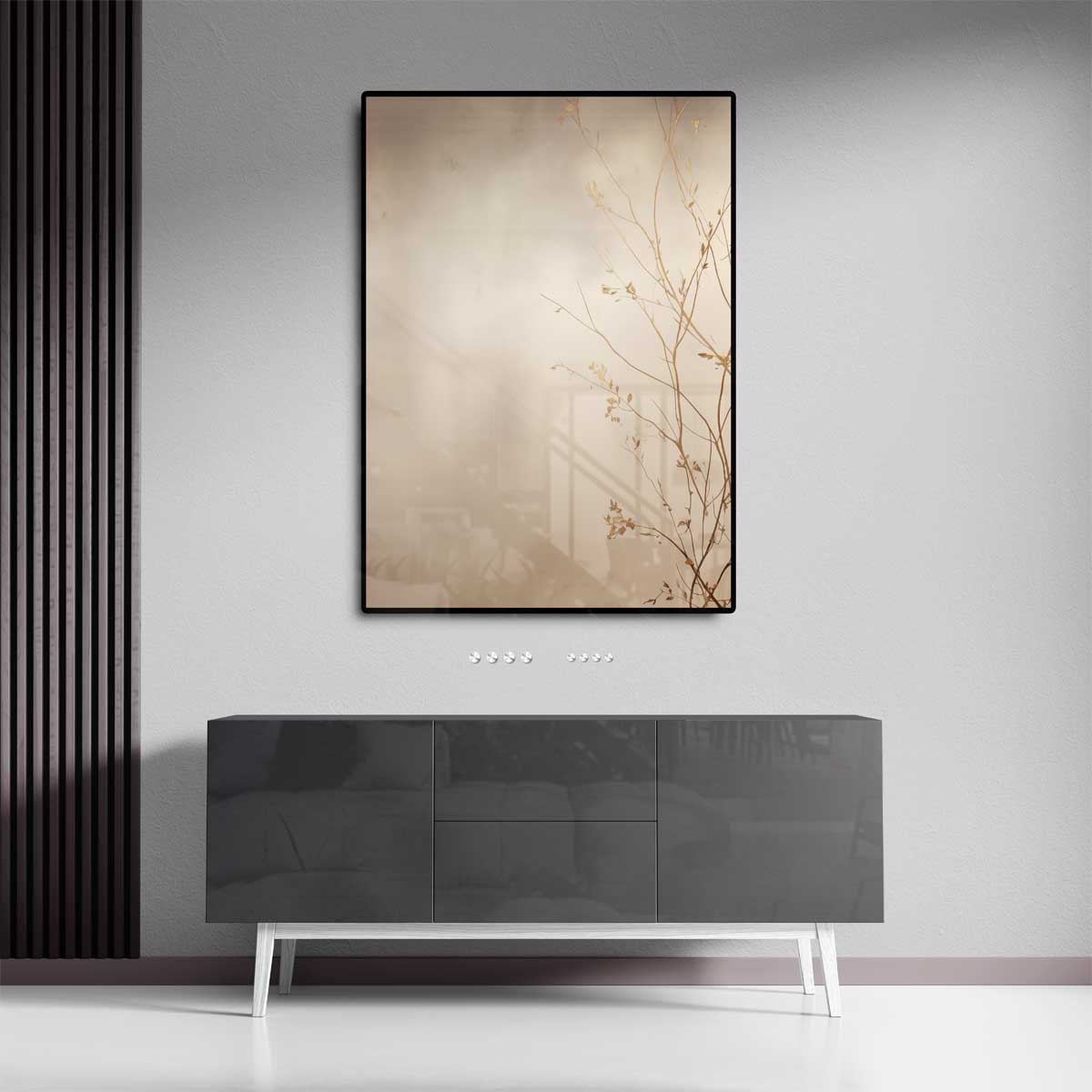Gouden Herfst Stilte Kunstwerk-canvas-dibond-plexiglas-wanddecoratie-WallArtistic