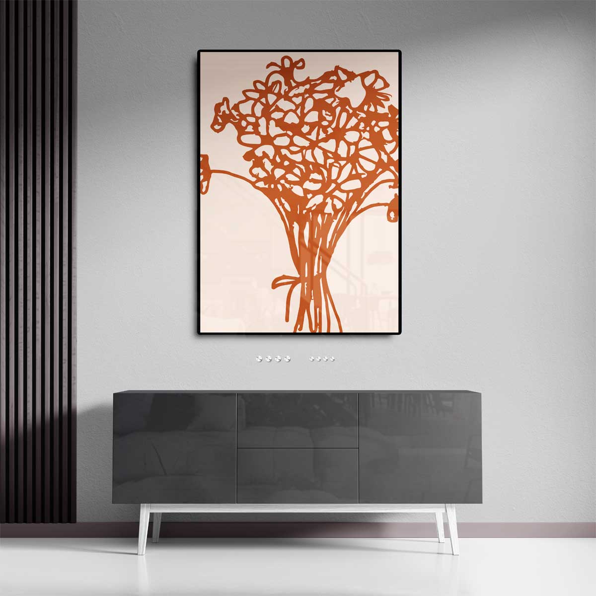 Bloeiende Contouren Kunstwerk-canvas-dibond-plexiglas-wanddecoratie-WallArtistic