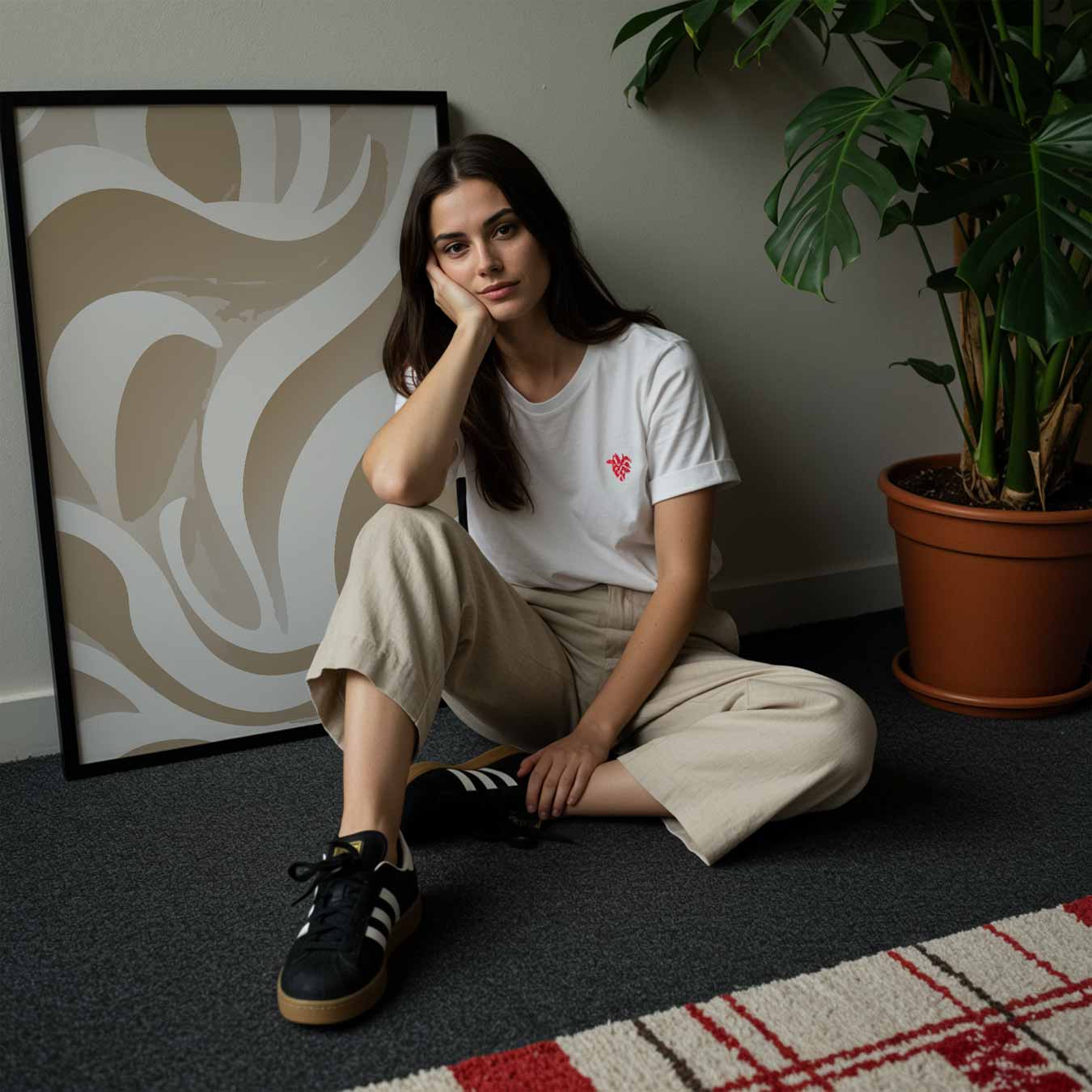 Organische Golven Poster-WallArtistic