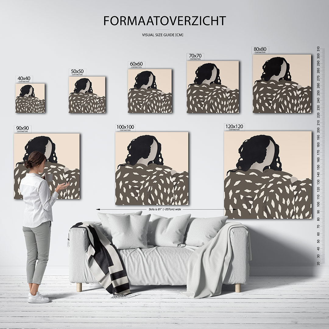 Vrouwelijke vorm Kunstwerk