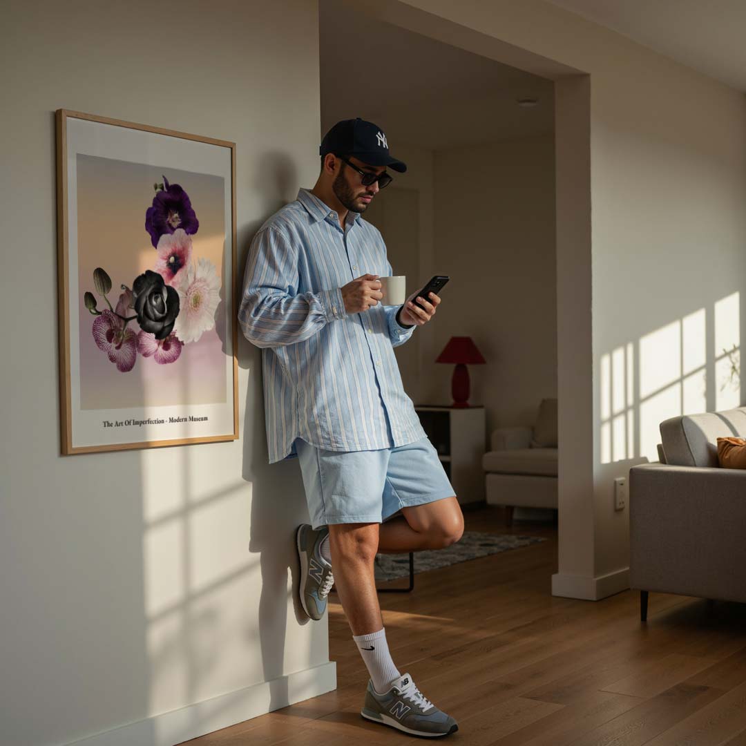 Bloemen van Contrasten Poster-WallArtistic