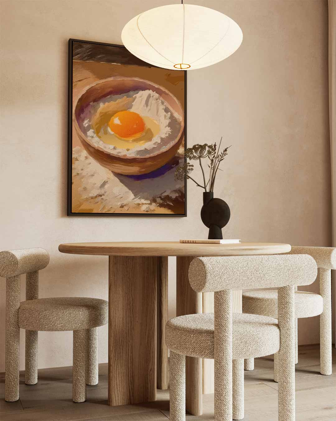 Aardse Keuken Sfeer Kunstwerk-canvas-dibond-plexiglas-wanddecoratie-WallArtistic