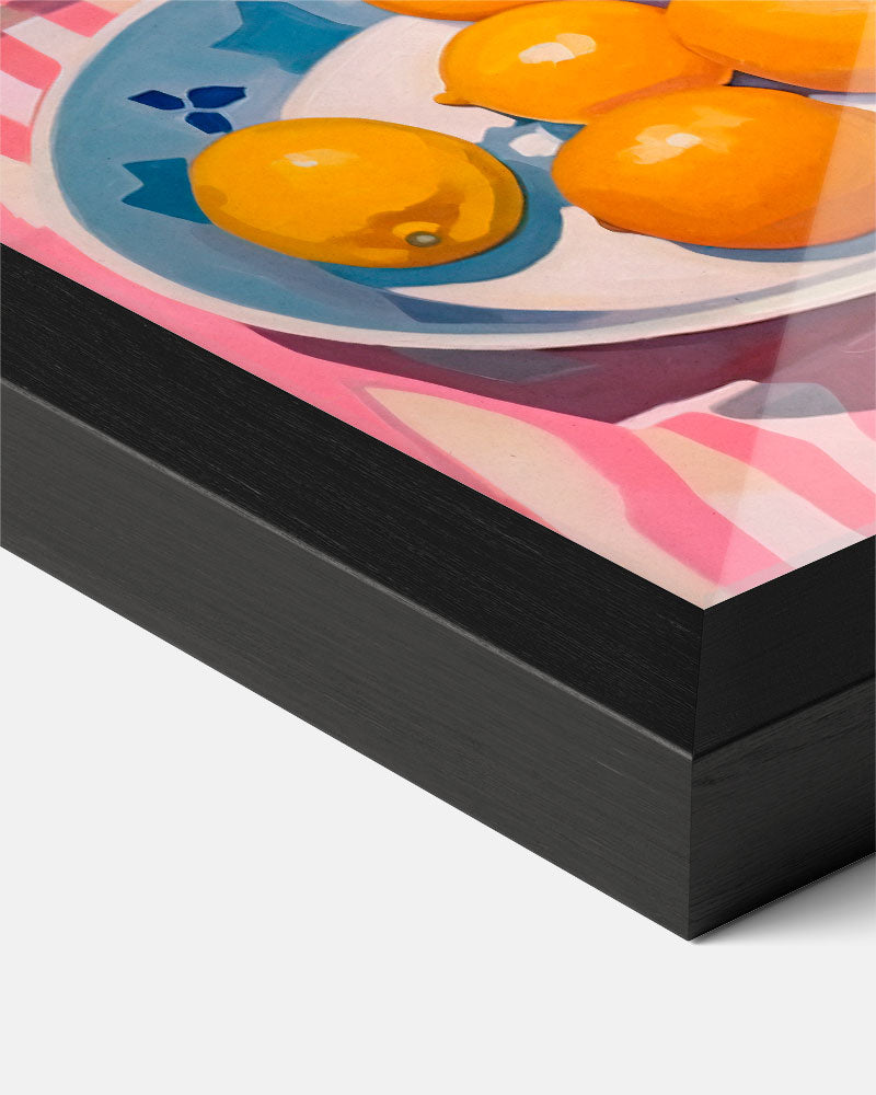 Zomers Tafereel met Citroenen Poster-WallArtistic