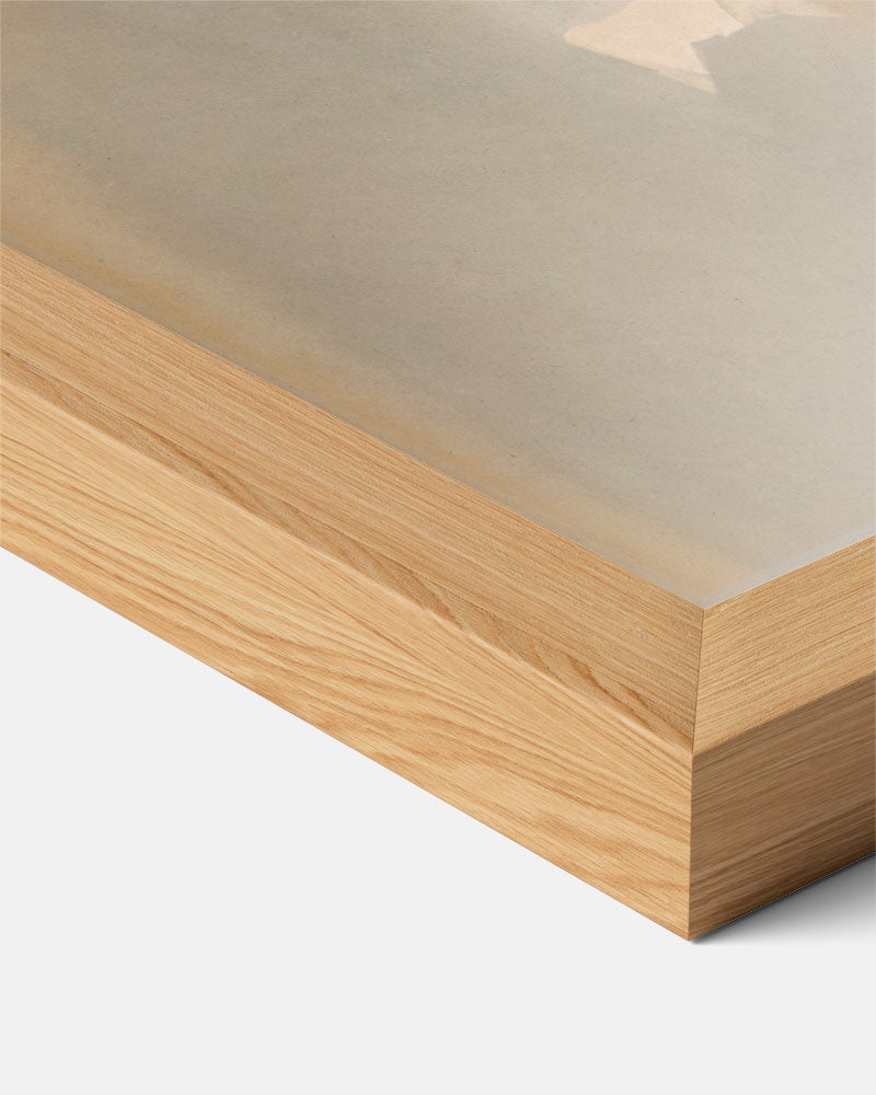 Rustieke Beige Kunstposter-WallArtistic