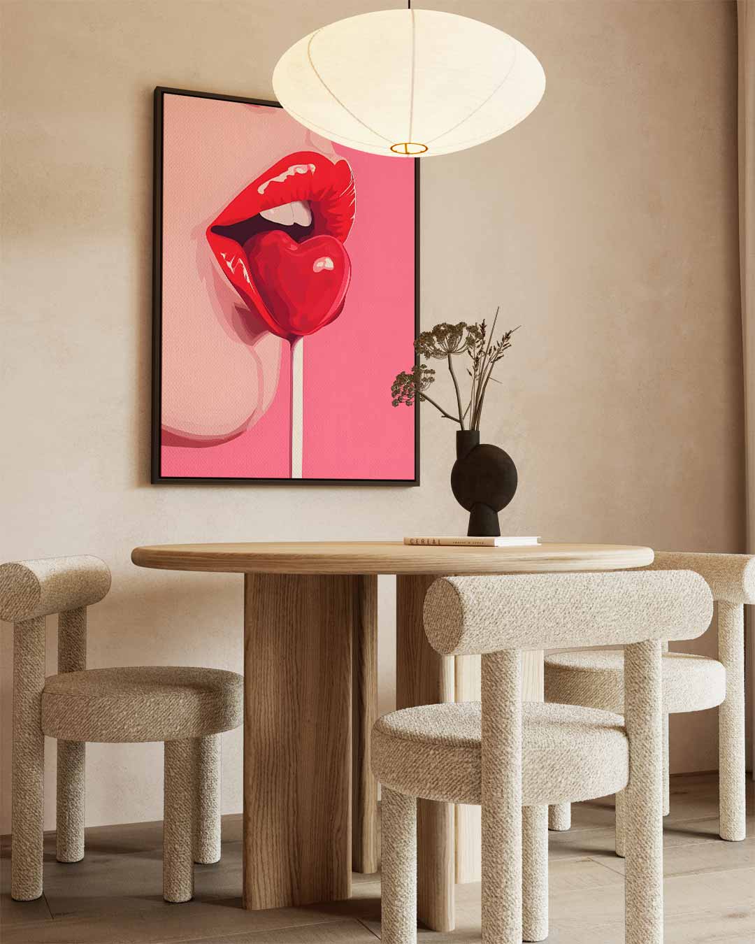 Sweet Temptation Pop Art Kunstwerk-canvas-dibond-plexiglas-wanddecoratie-WallArtistic