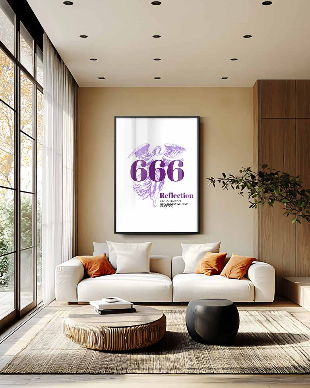 Engel van Reflectie Kunstwerk-canvas-dibond-plexiglas-wanddecoratie-WallArtistic