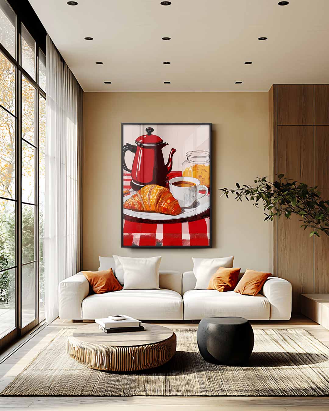 Ontbijtgeluk Kunstwerk-canvas-dibond-plexiglas-wanddecoratie-WallArtistic