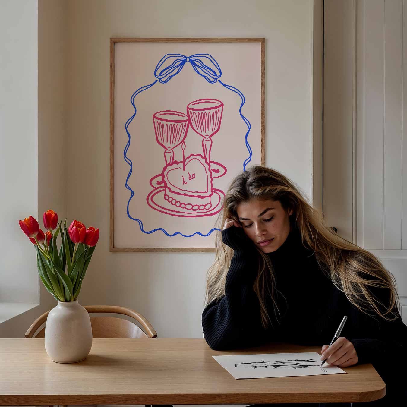 Romantische "I Do" Poster-WallArtistic