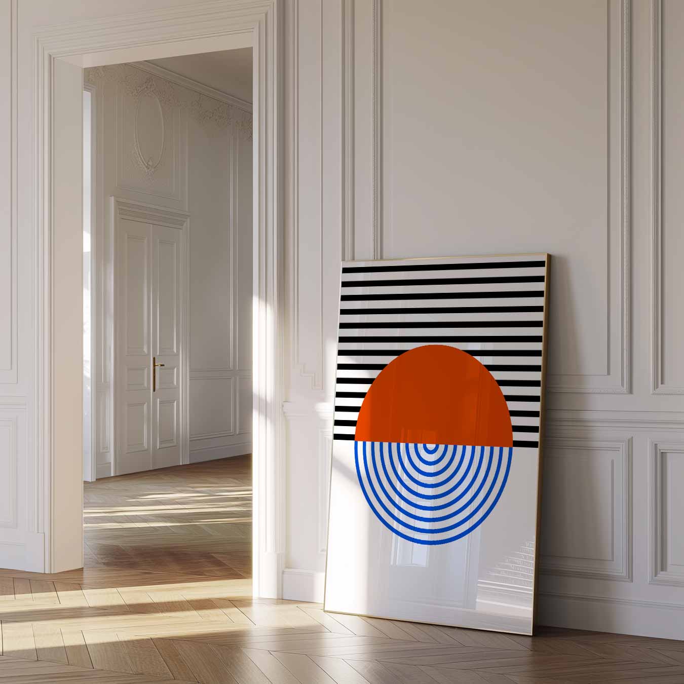 Retro Chique Geometrie Poster