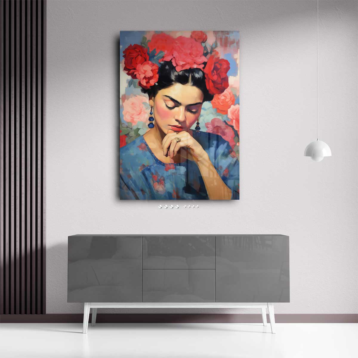 Bloemen Serenade Kunstwerk-canvas-dibond-plexiglas-wanddecoratie-WallArtistic
