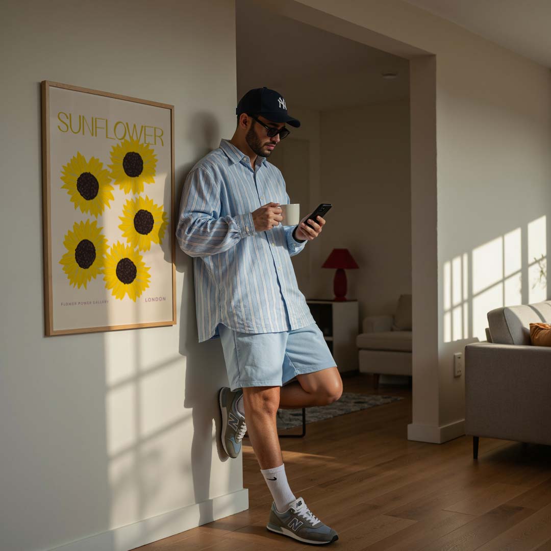 Stralende Zonnebloemen Poster-WallArtistic