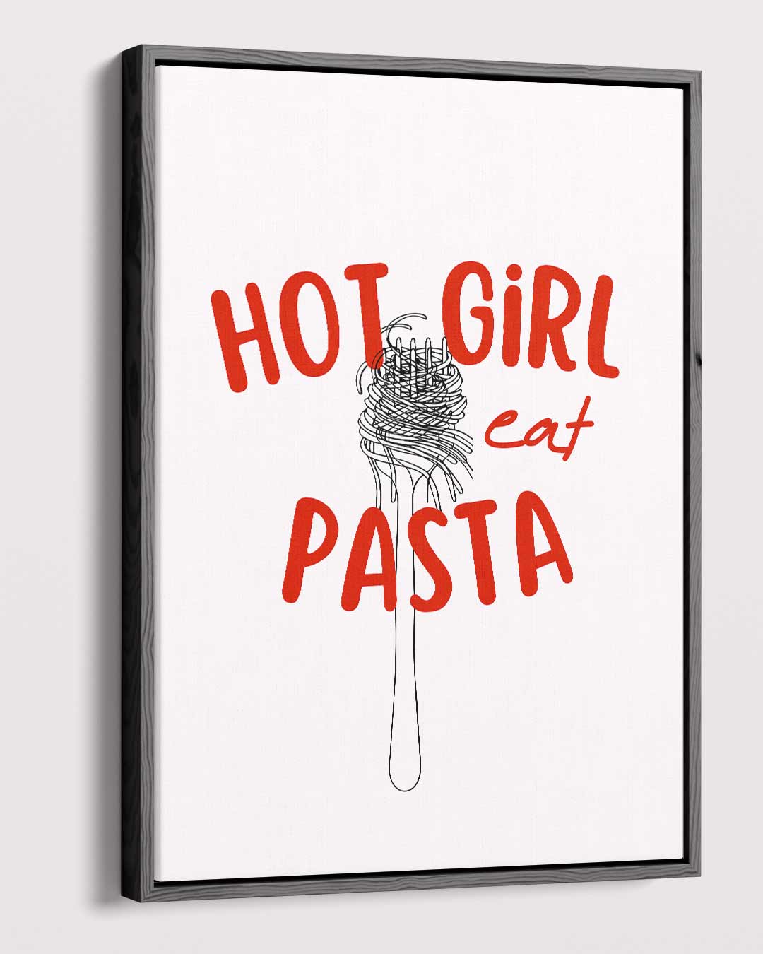 Pasta Liefde Poster Kunstwerk-canvas-dibond-plexiglas-wanddecoratie-WallArtistic