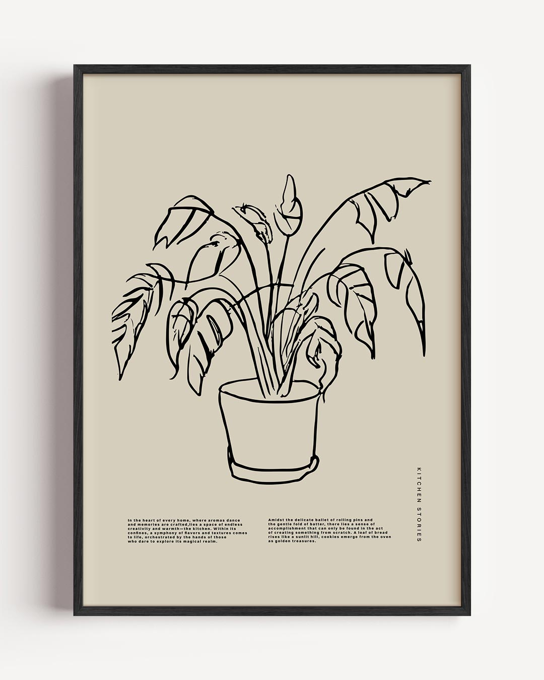 Stijlvolle Plantenposter-WallArtistic