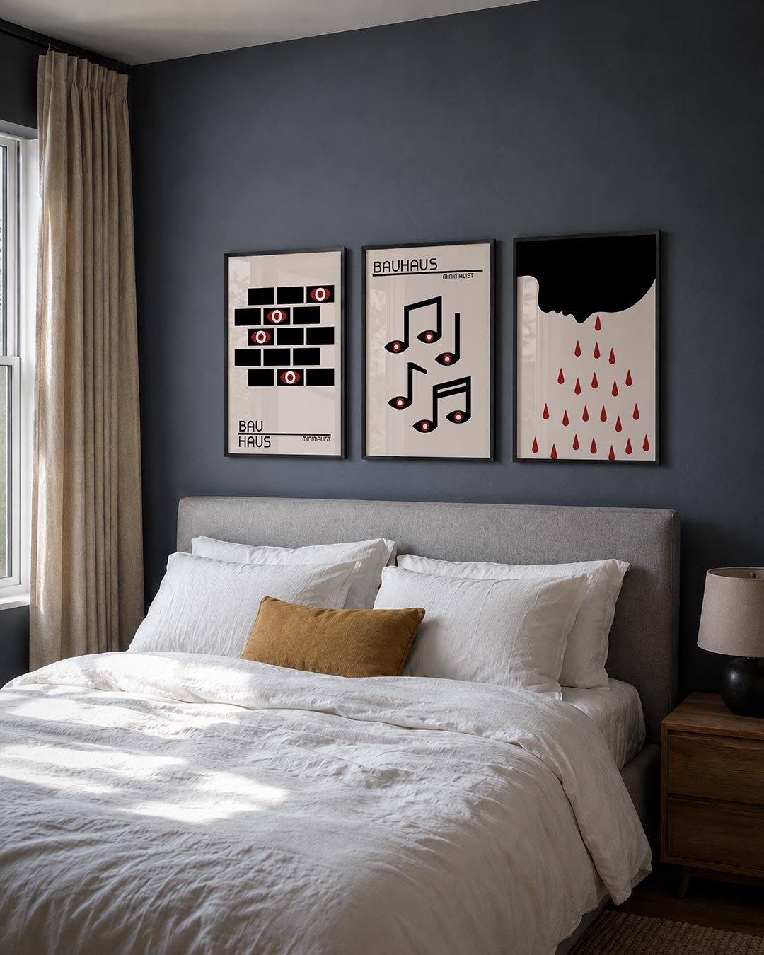 Oog en blok Posterset