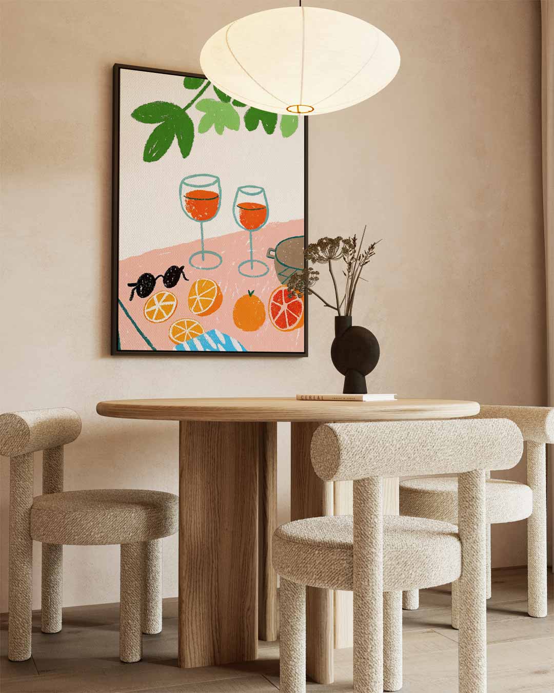Zonnig Terras Moment Kunstwerk-canvas-dibond-plexiglas-wanddecoratie-WallArtistic