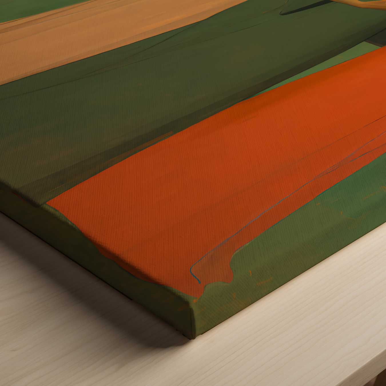 Vriendinnen in de Herfsttuin Kunstwerk-canvas-dibond-plexiglas-wanddecoratie-WallArtistic
