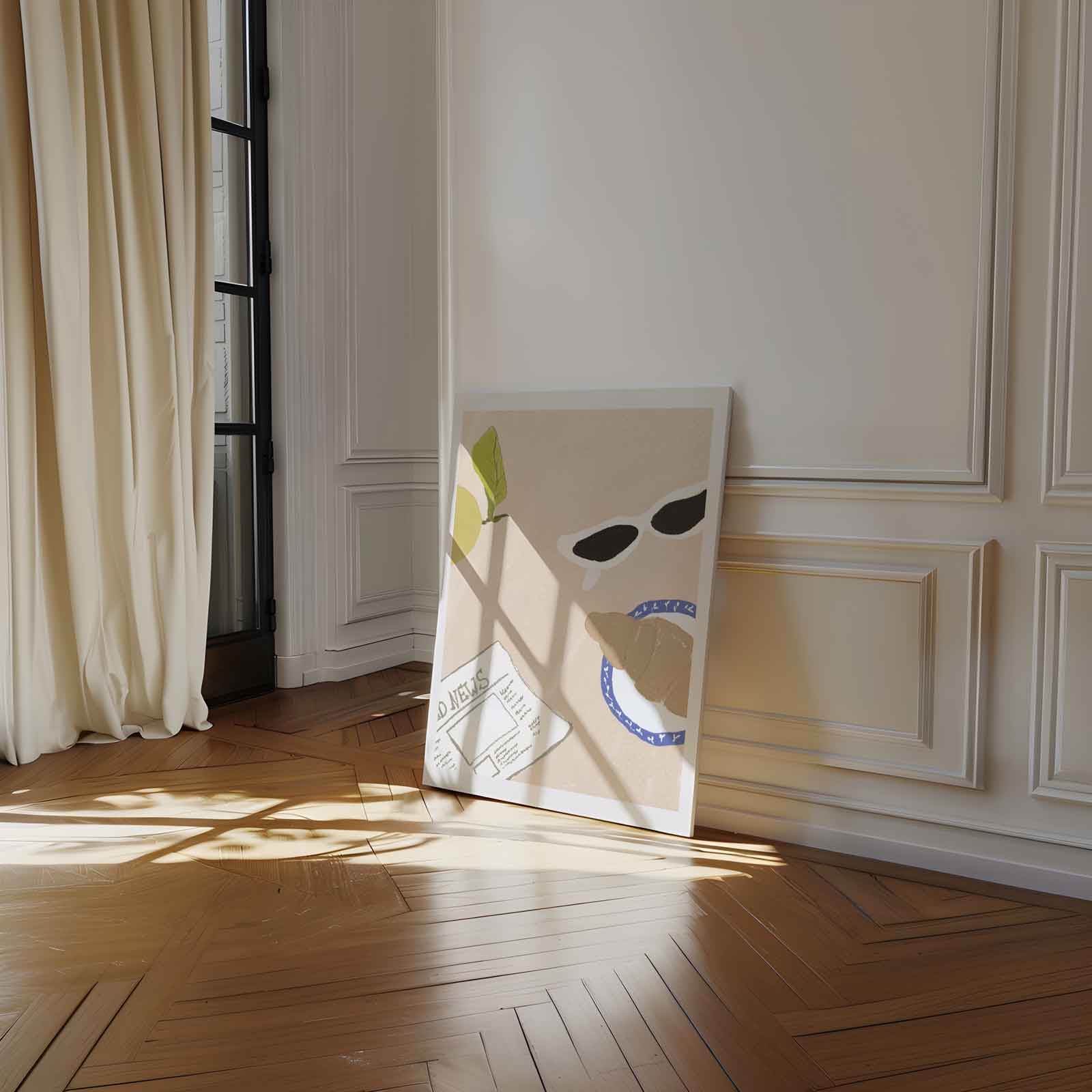 Ontspannen Zondagochtend Stilleven Kunstwerk-canvas-dibond-plexiglas-wanddecoratie-WallArtistic