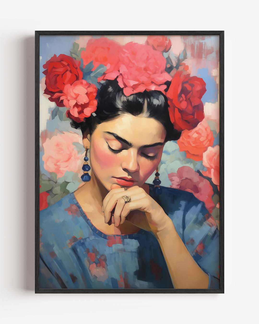 Dromerige Bloemenpracht Poster-WallArtistic