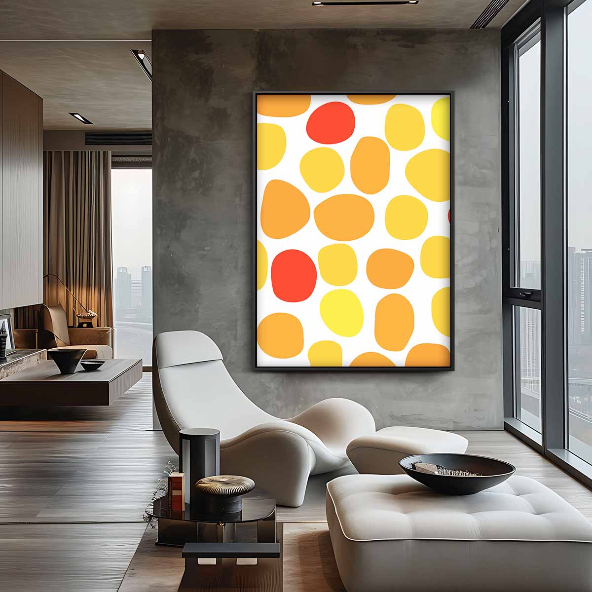 Vrolijke Kleurenmix Wanddecoratie Kunstwerk-canvas-dibond-plexiglas-wanddecoratie-WallArtistic
