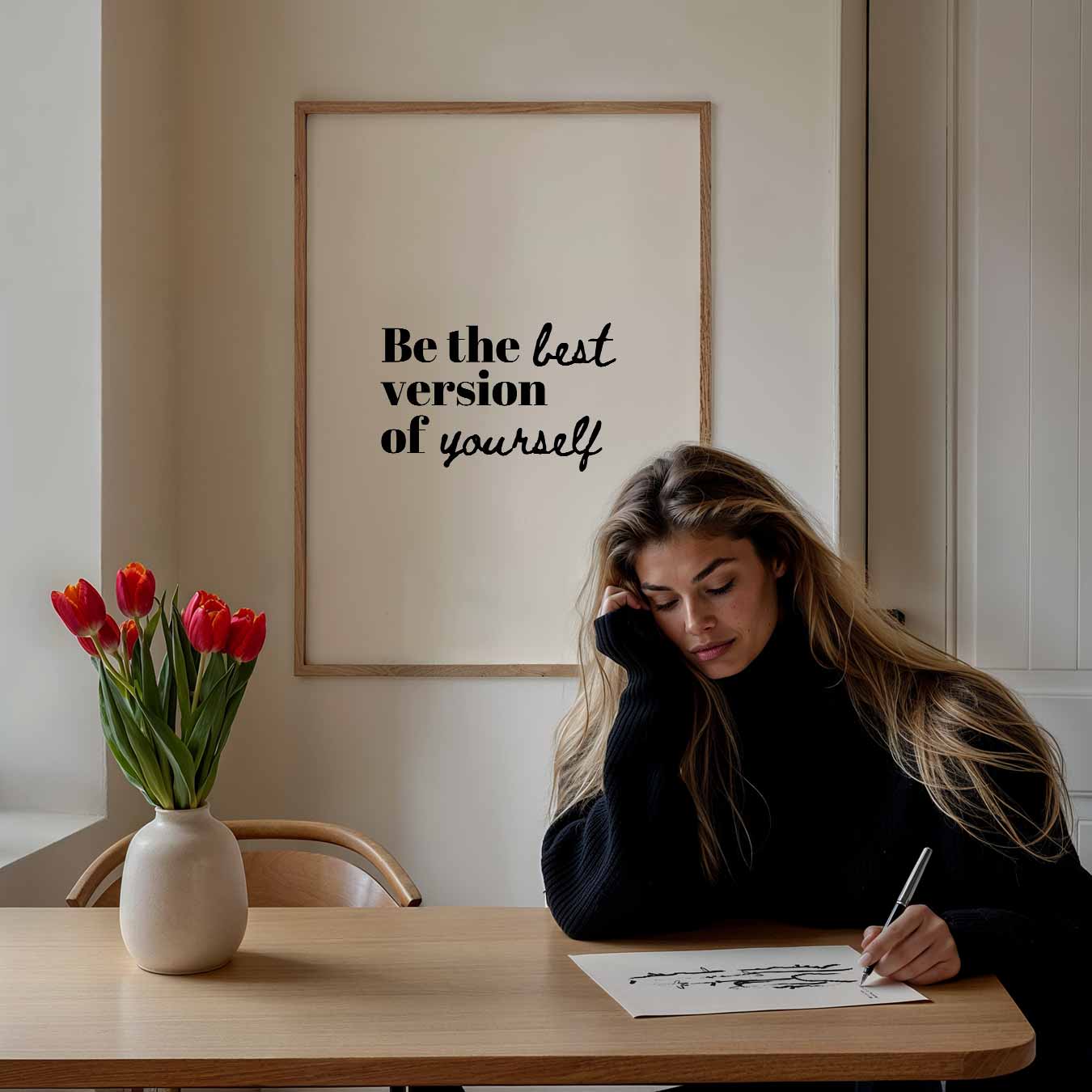 Motiverende Quote Poster
