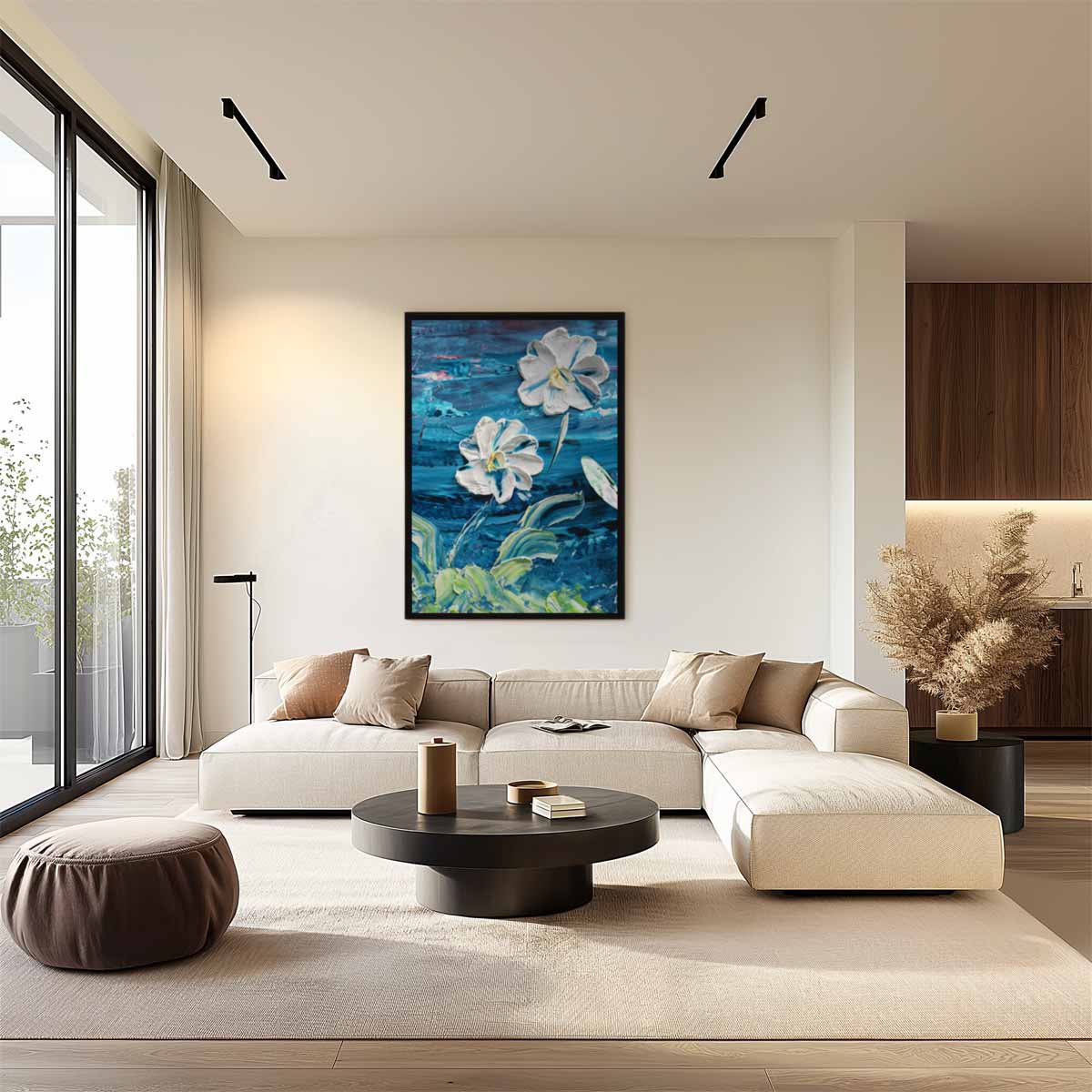 Bloeiende Dromen Schilderij Kunstwerk-canvas-dibond-plexiglas-wanddecoratie-WallArtistic