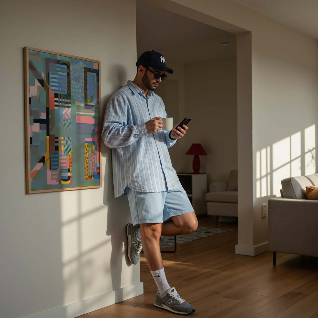 Abstracte Kleurenexplosie Poster-WallArtistic