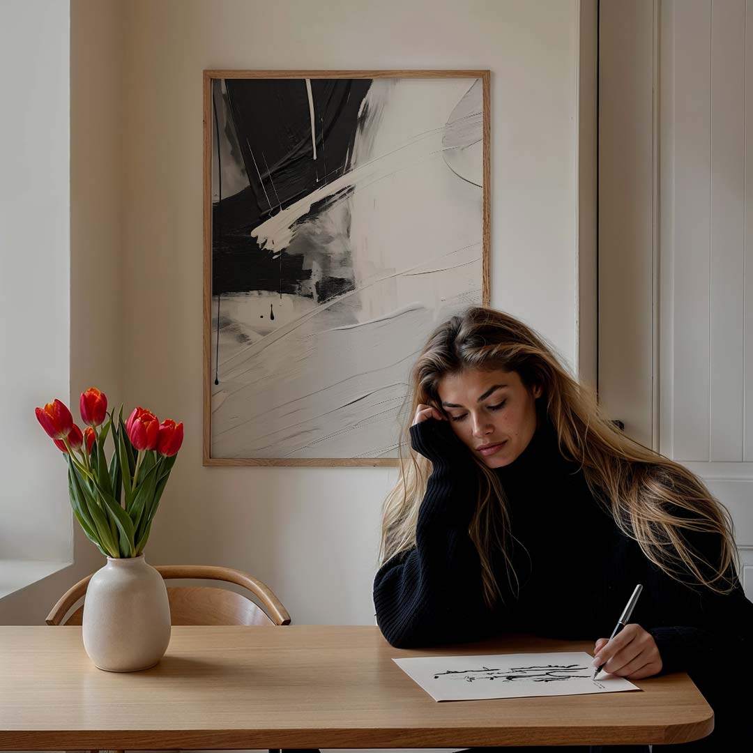 Moderne Abstracte Kunstposter-WallArtistic