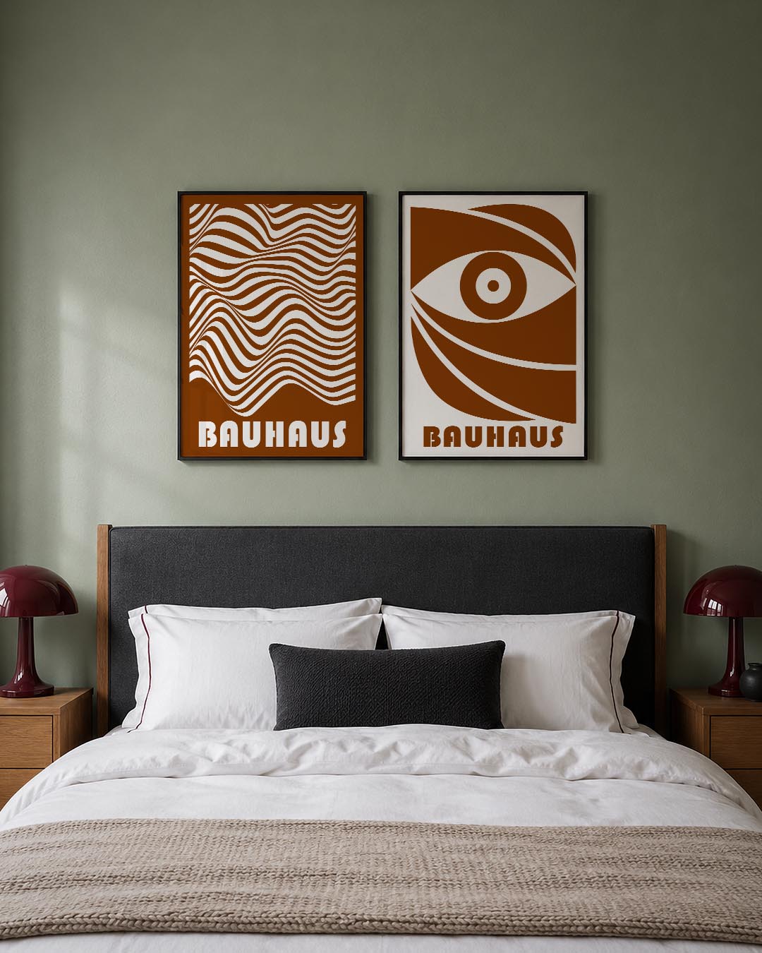 Golvend lijnenspel Postersets