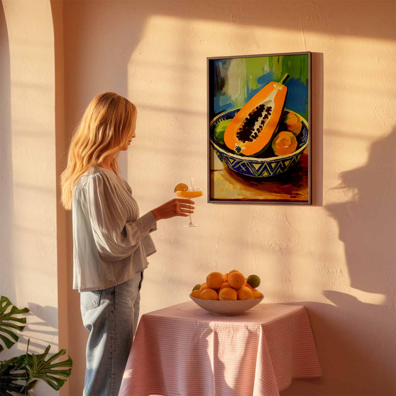 Tropische Vruchten Stilleven Poster