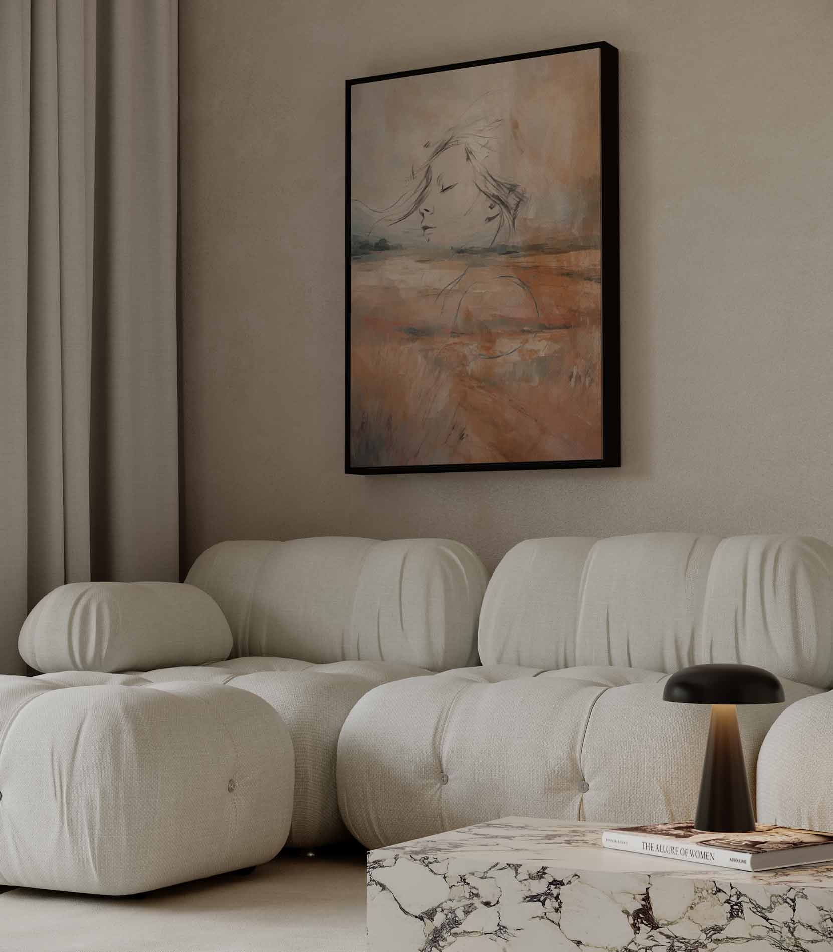 Dromerige Luchten Kunstwerk-canvas-dibond-plexiglas-wanddecoratie-WallArtistic