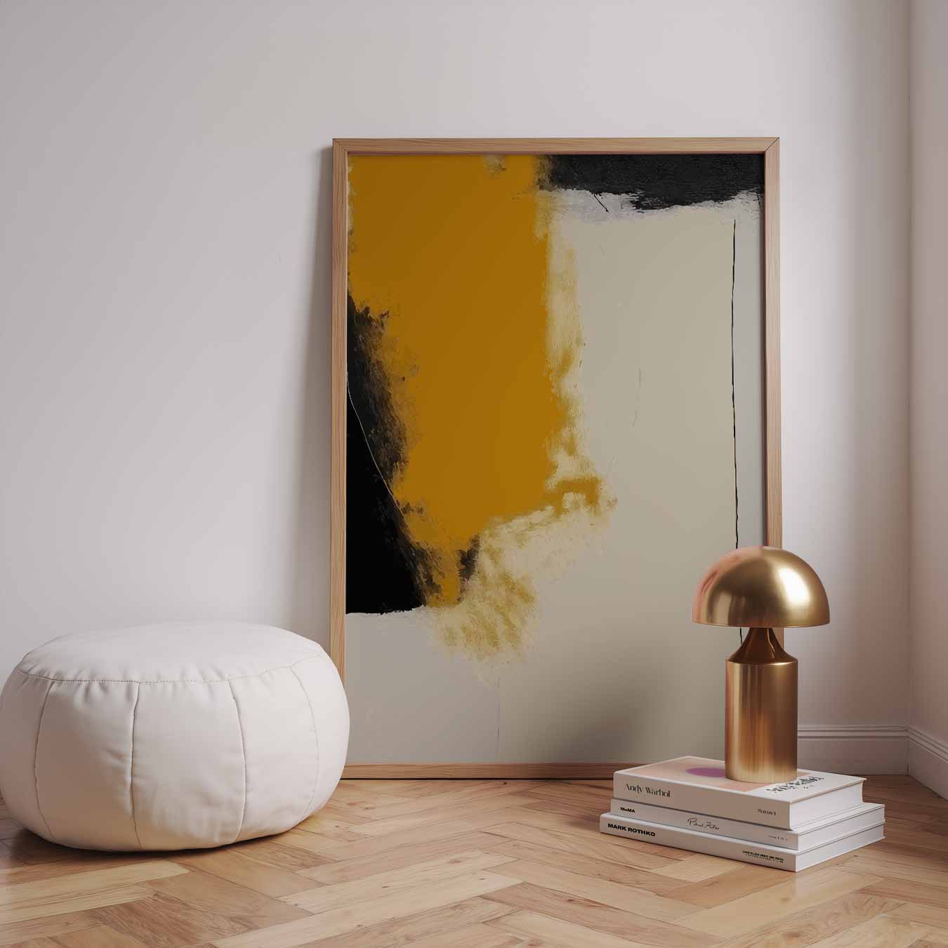 Abstracte Warme Harmonie Poster-WallArtistic