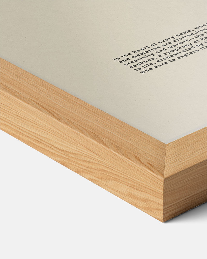 Stijlvolle Minimalistische Stoel Poster-WallArtistic