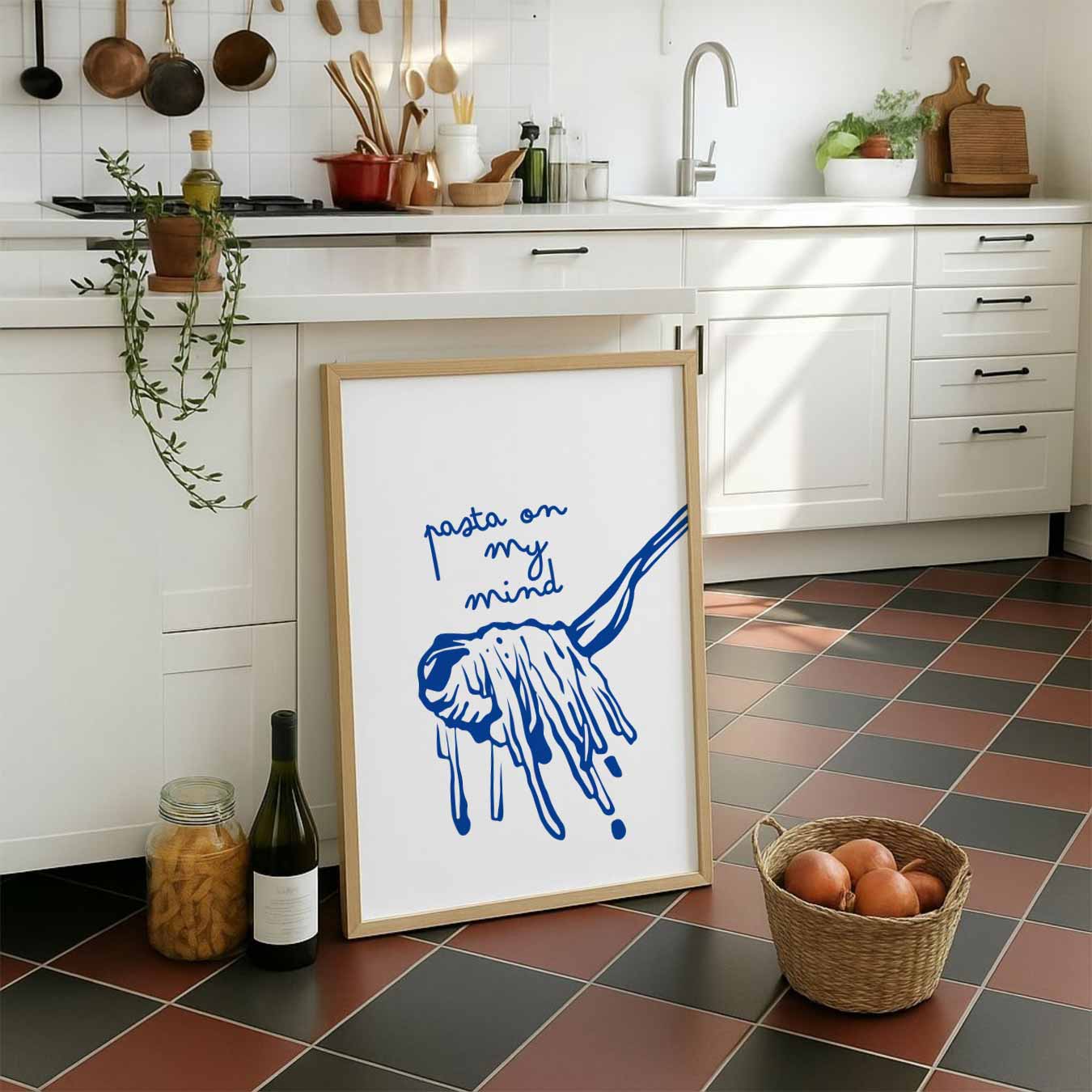 Pasta Love Poster-WallArtistic