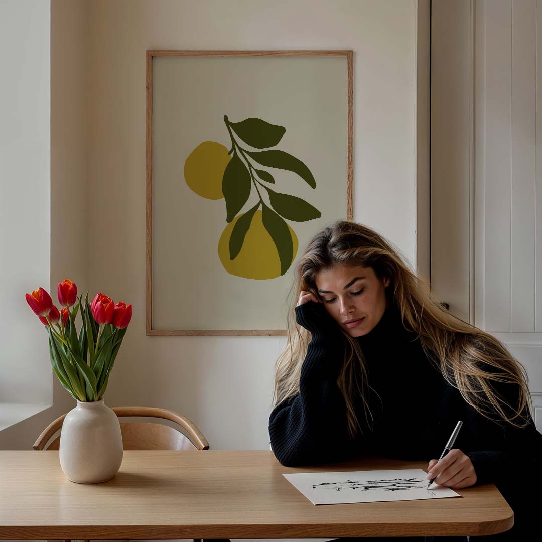 Vintage Citruschic Poster-WallArtistic