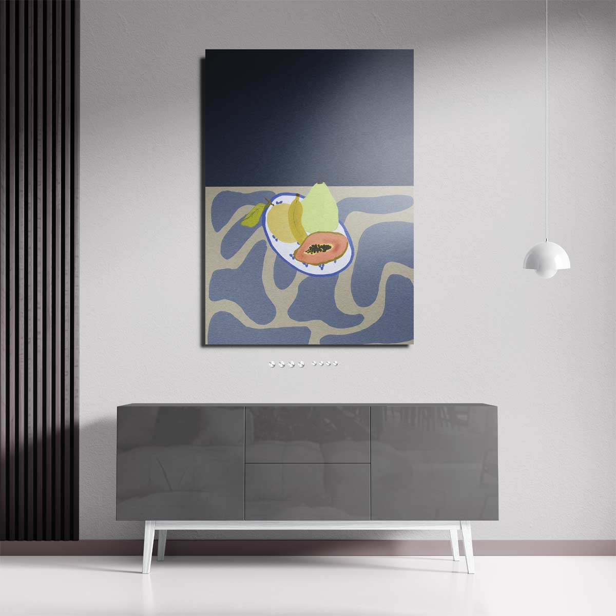 Tropische Vruchtenpracht Kunstwerk-canvas-dibond-plexiglas-wanddecoratie-WallArtistic