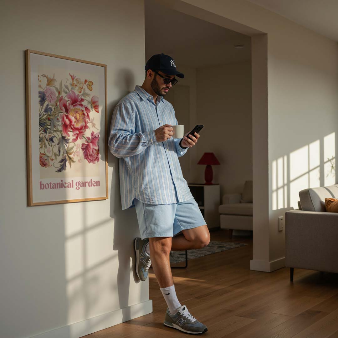 Bloemrijke Droomwereld Poster-WallArtistic